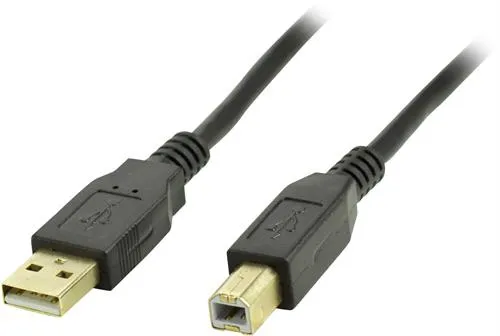 Deltaco USB-A - Mini-USB B - cable, 3 m, Black