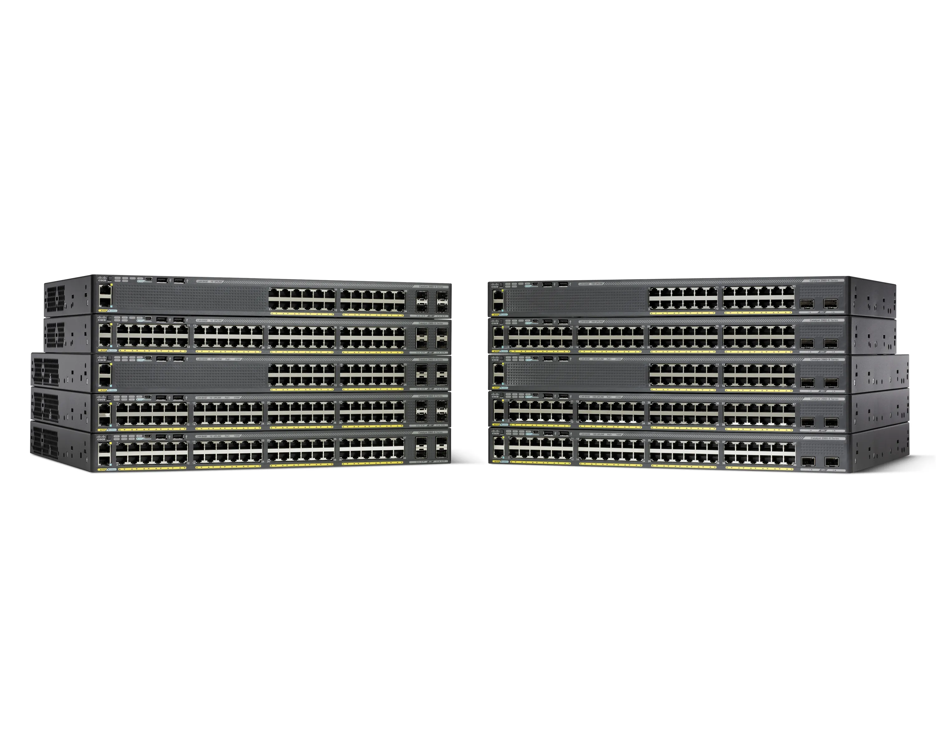 Cisco Catalyst 2960XR-48LPS-I - Kytkin - L3 - Hallinnoitu - 48 x 10/100/1000 (PoE+) + 4 x Gigabit SFP - ty&ouml;p&ouml;yt&auml;, r&auml;kkiin asennettava - PoE+ (370 W)
