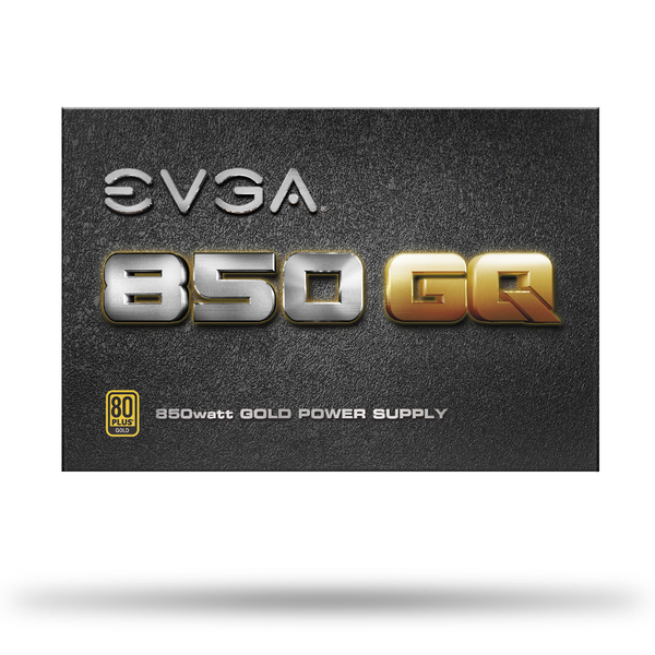 EVGA GQ 850W -virtal&auml;hde, 80 Plus Gold