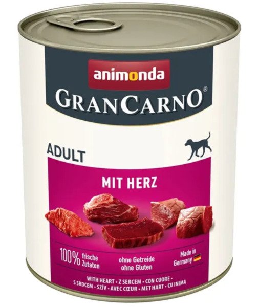 Animonda GranCarno Adult Succulent Selection, Wet food for dogs, 800g