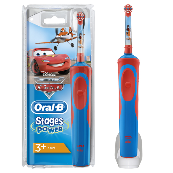 *BRAUN S&Auml;HK&Ouml;HAMMASHARJA ORAL-B VITALITY KIDS CARS. Ladattavassa lasten s&auml;hk&ouml;hammasharjassa on eritt&auml;in pehme&auml;t harjakset pient&auml; suuta varten. Yhteensopiva Oral-