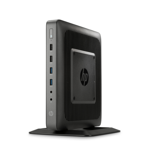 HP Flexible Thin Client t620 - Thin client - torni - 1 x GX-217GA 1.65 GHz - RAM 4 Gt - SSD 16 Gt - Radeon HD 8280E - GigE - WLAN: Bluetooth, 802.11a/b/g/n - Wi