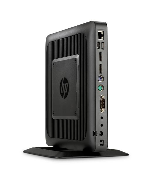 HP Flexible Thin Client t620 - Thin client - torni - 1 x GX-217GA 1.65 GHz - RAM 4 Gt - SSD 16 Gt - Radeon HD 8280E - GigE - WLAN: Bluetooth, 802.11a/b/g/n - Wi