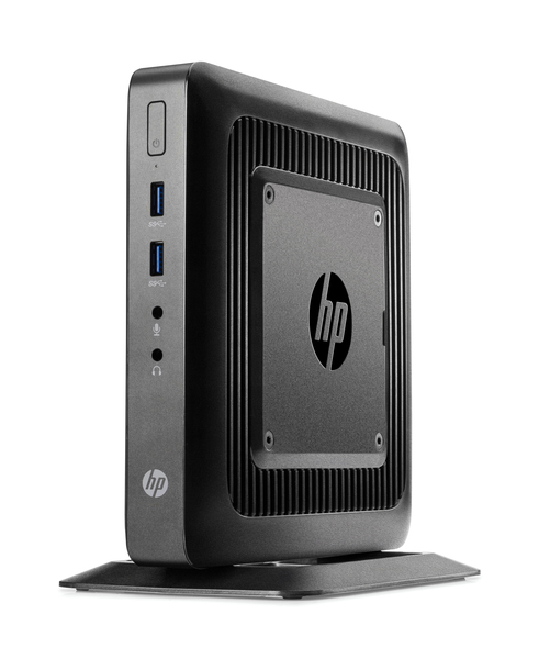 HP Flexible Thin Client t520 - Thin client - torni - 1 x GX-212JC 1.2 GHz - RAM 4 Gt - SSD 16 Gt - GigE - Win Embedded 8 Standard x64 - monitori: ei ole