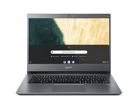 Acer 14" Chromebook CB714, 64 GB, Chrome OS - b&auml;rbar dator, Gr&aring;