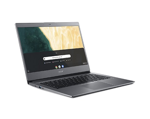Acer 14" Chromebook CB714, 64 GB, Chrome OS - b&auml;rbar dator, Gr&aring;