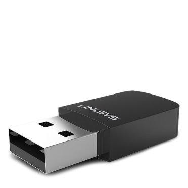Linksys Next-Gen AC MU-MIMO USB Adapter - Verkkoadapteri - USB 2.0 - 802.11ac