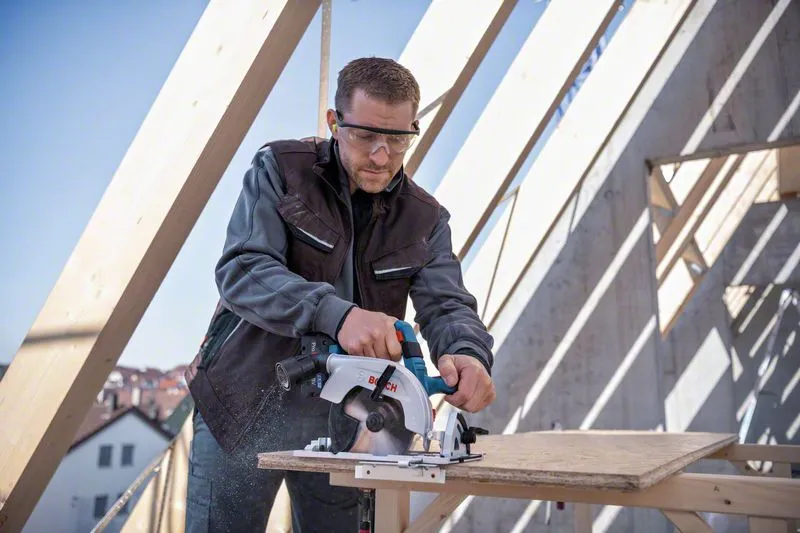 Bosch Cordless Circular Saw GKS 18V-57-2 Professional solo, 18V (blue/black, without battery and charger)