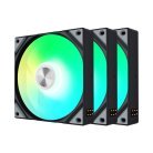 TRYX ROTA SL PWM ARGB Fan Kit, 120mm, Fluid Dynamic Bearing, 3-pack, Black