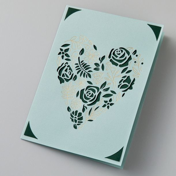Cricut Joy Foil ins&auml;ttningskort A2, Royal Flush, 8st