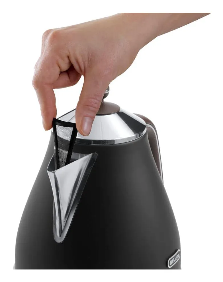 De&rsquo;Longhi Icona Vintage KBOV2001.BK kettle, 1.7L, 2000W, Black