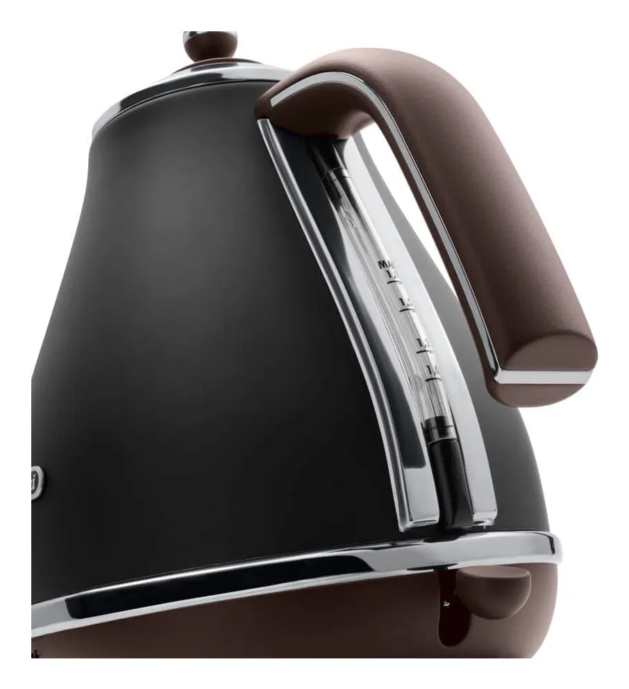 De&rsquo;Longhi Icona Vintage KBOV2001.BK kettle, 1.7L, 2000W, Black