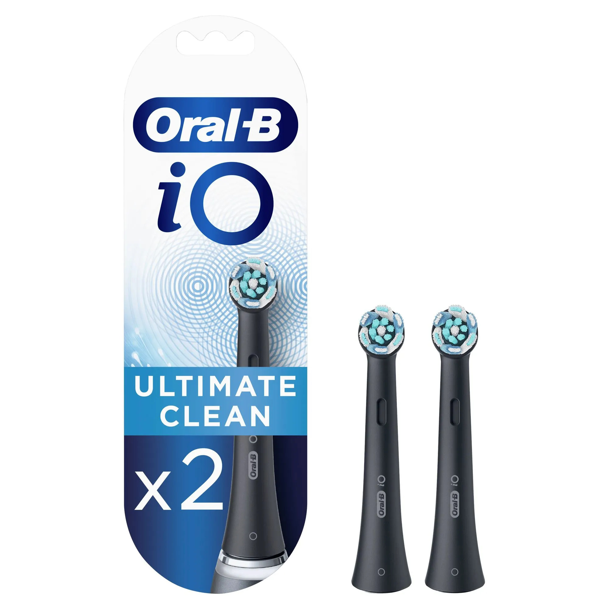 Oral-B iO Ultimate Clean Black -vaihtoharjat, 2kpl