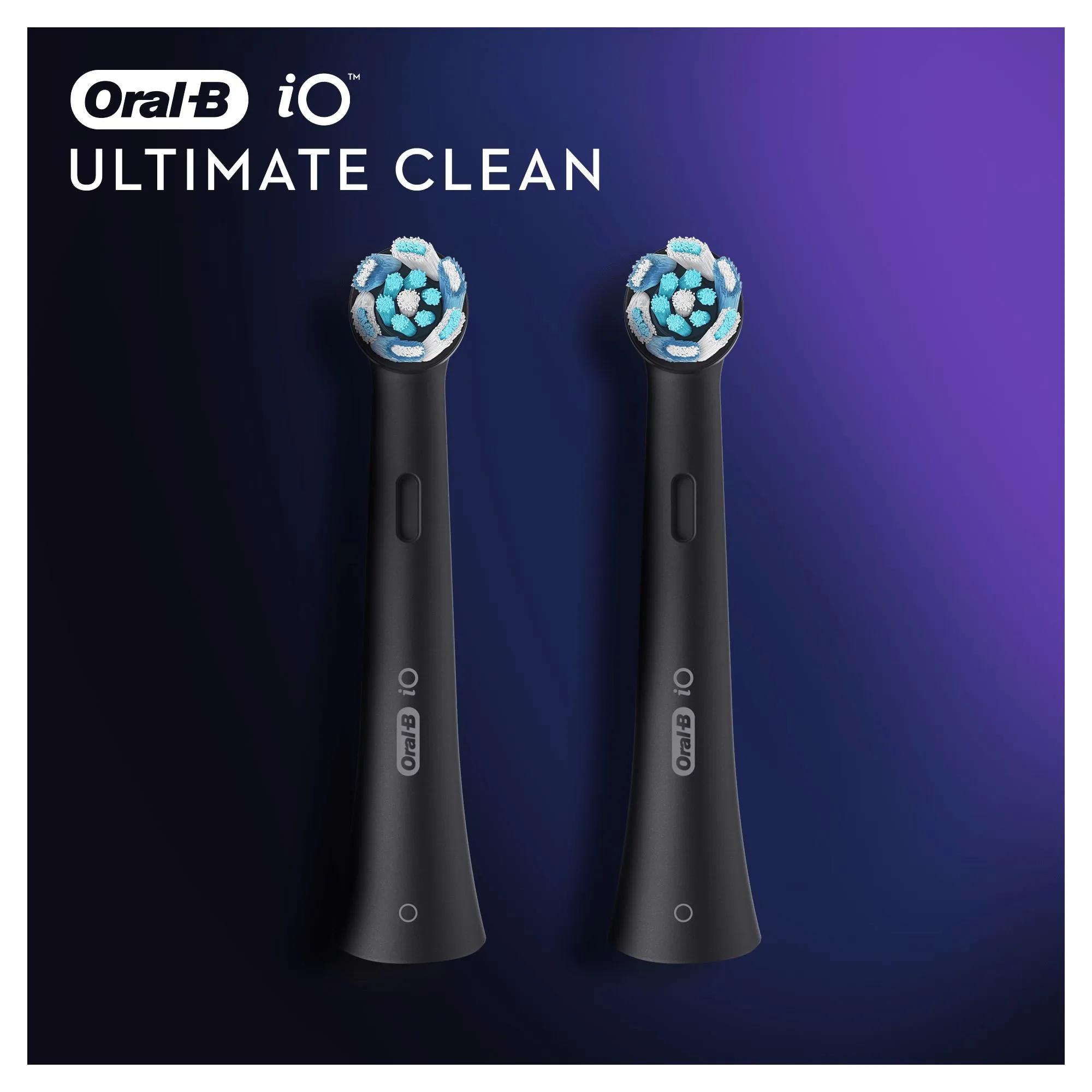Oral-B iO Ultimate Clean Black -vaihtoharjat, 2kpl