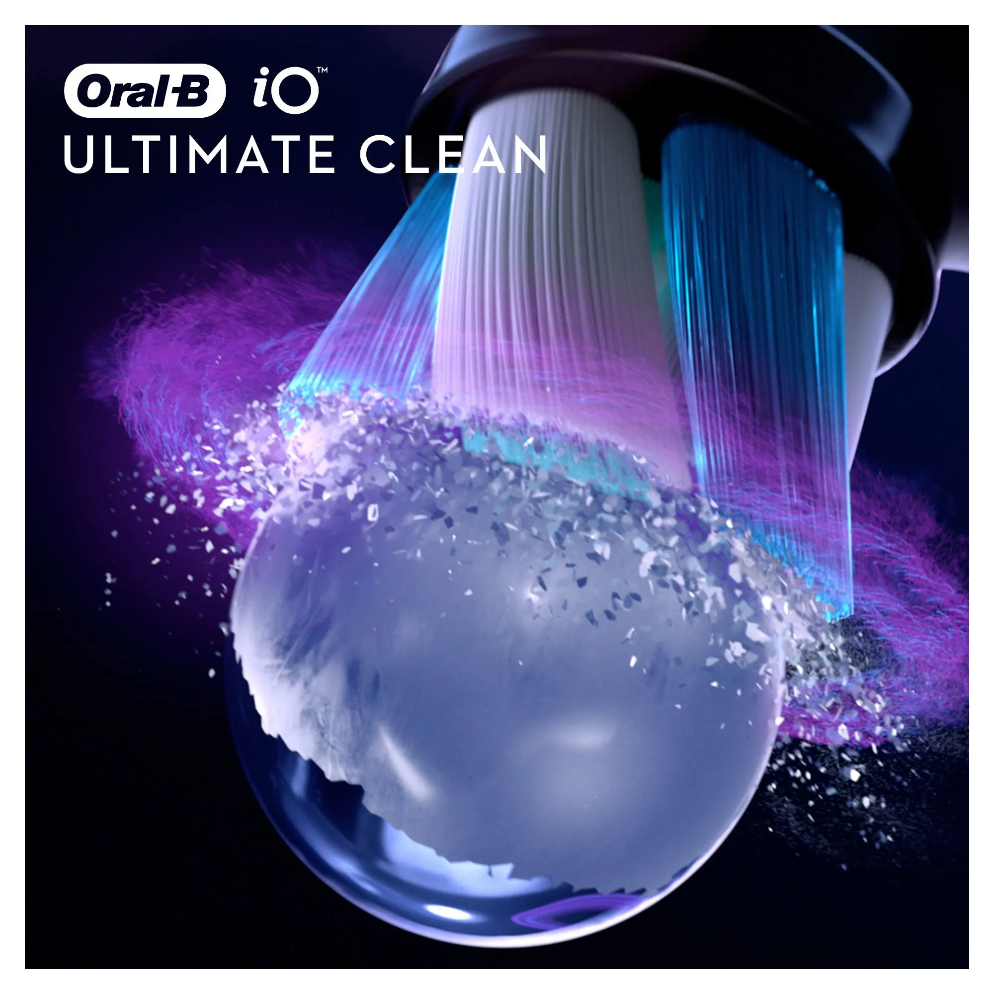Oral-B iO Ultimate Clean Black -vaihtoharjat, 2kpl
