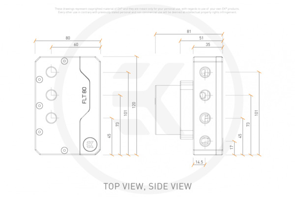EKWB EK-Quantum Kinetic FLT 80 D5 PWM D-RGB, pump (transparent/black, reservoir/pump combo)