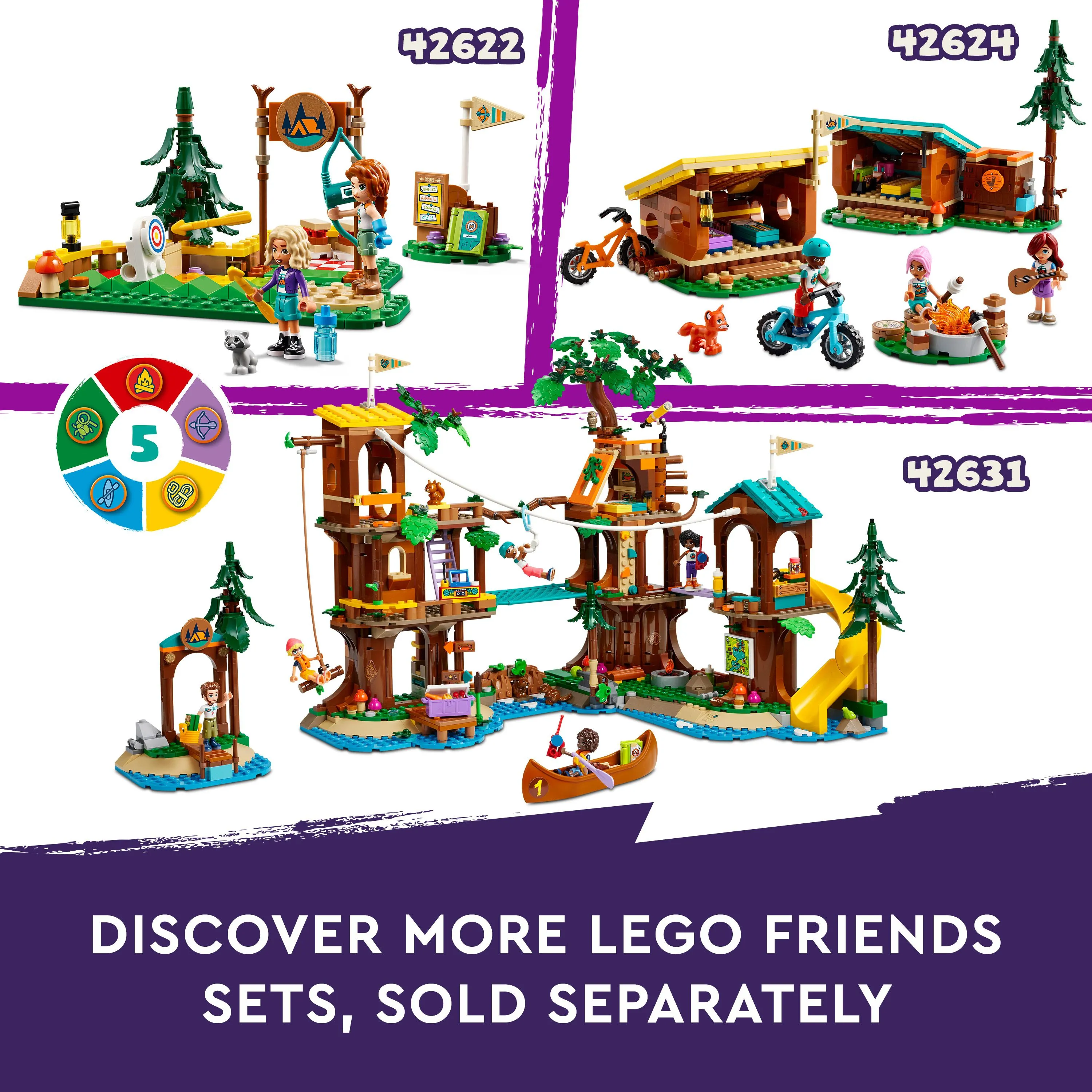 LEGO Friends Water Sports at Adventure Camp 42626