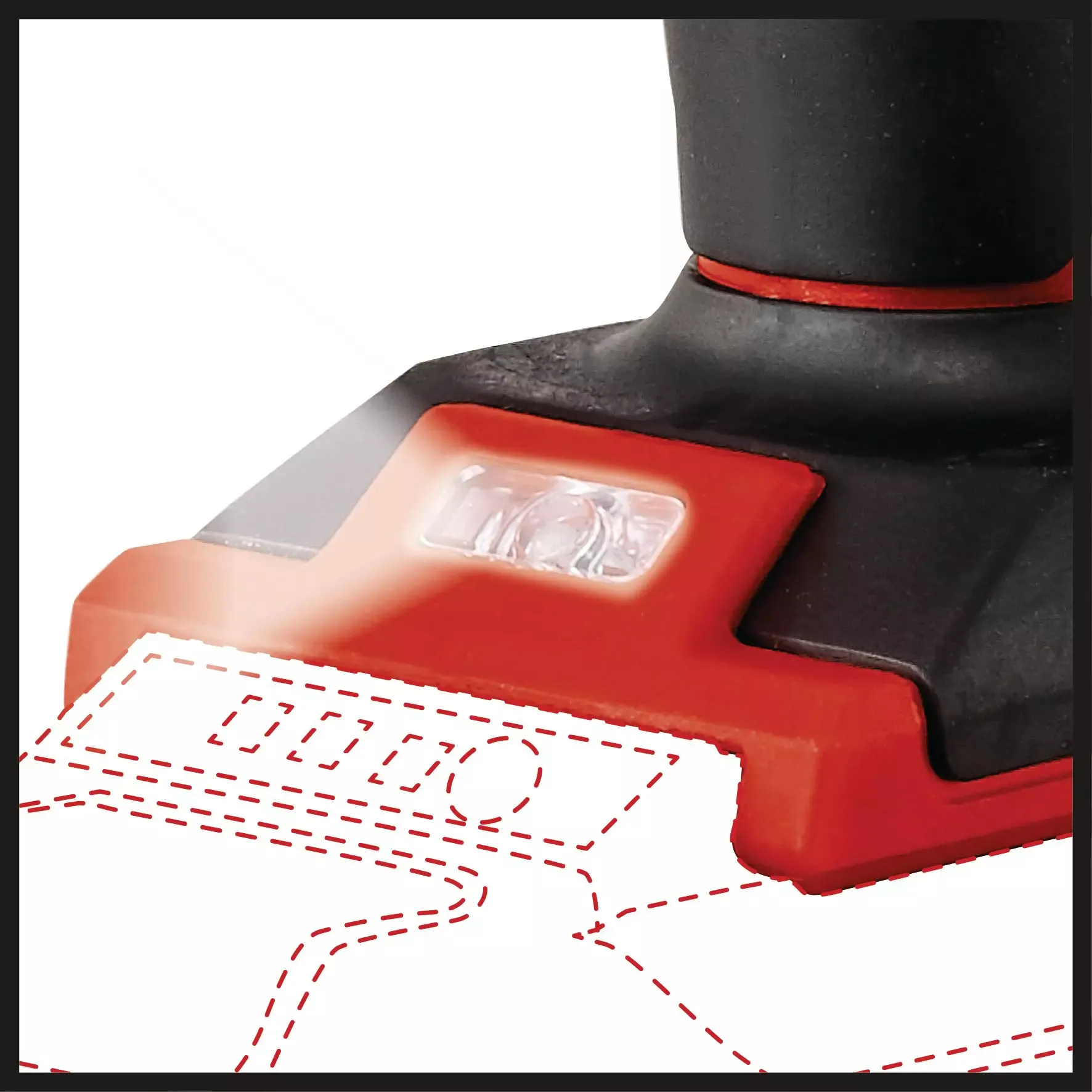 Einhell cordless hot glue gun TE-CG 18 Li - Solo, 18V (red/black, without battery and charger)