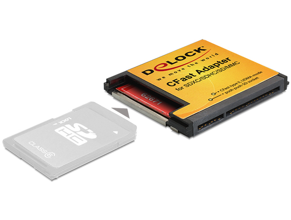 Delock CFast Adapter for SD Memory Cards