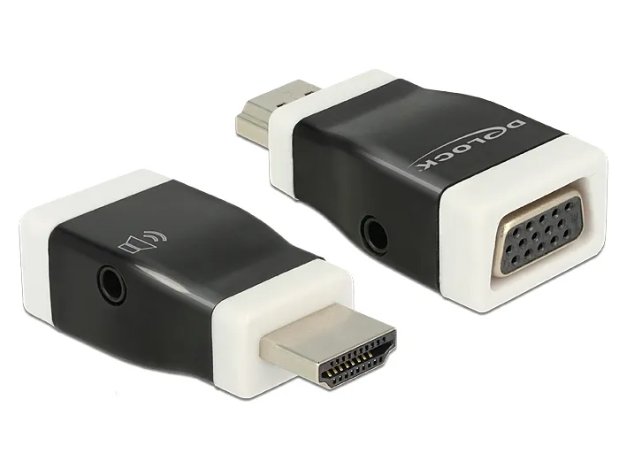 Delock Adapter HDMI-A male > VGA female with Audio