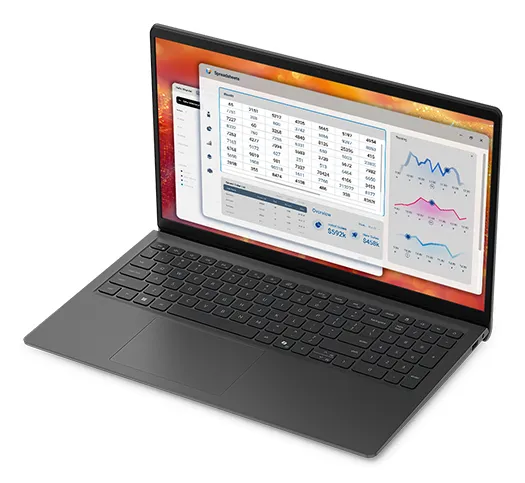 DELL Pro Essential 15 15.6" Ryzen 5 130, 16 Gt, 512 Gt, Radeon 660M, Win 11 Pro -kannettava, musta