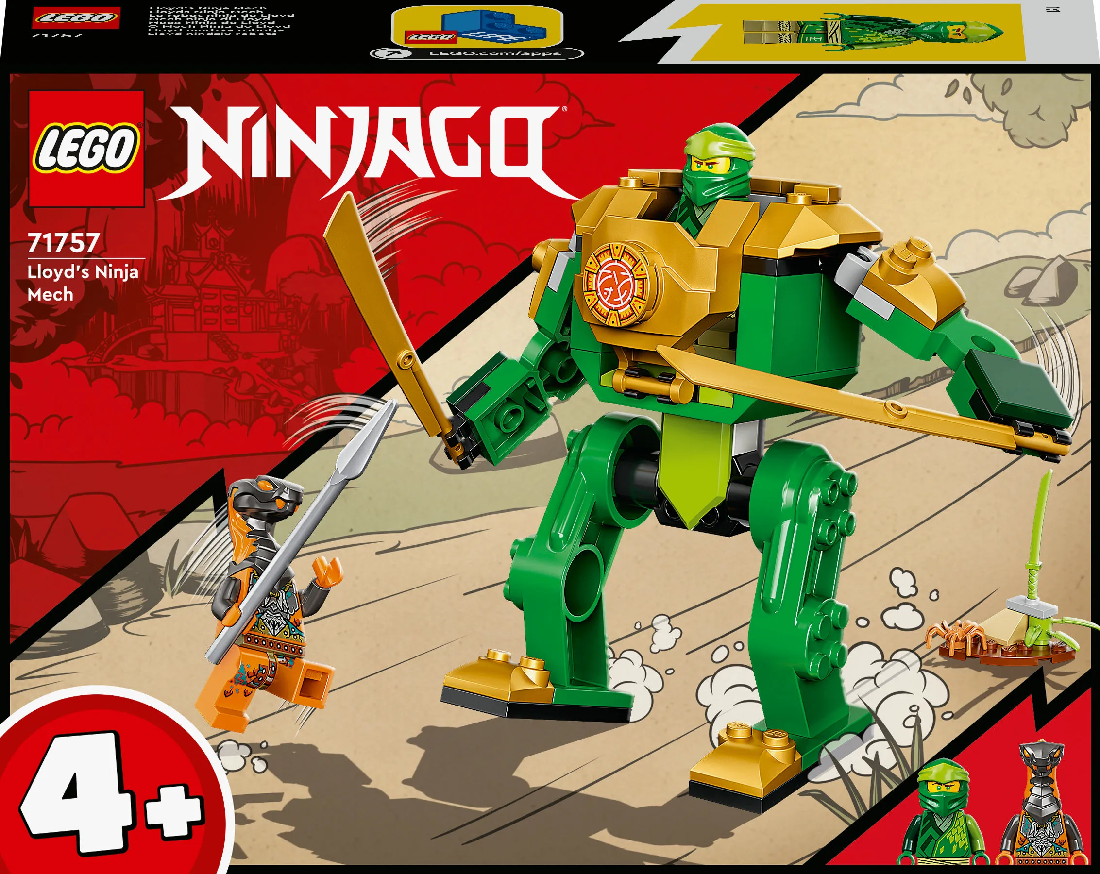 Lego Ninjago Lloyd's Ninja Mech 71757
