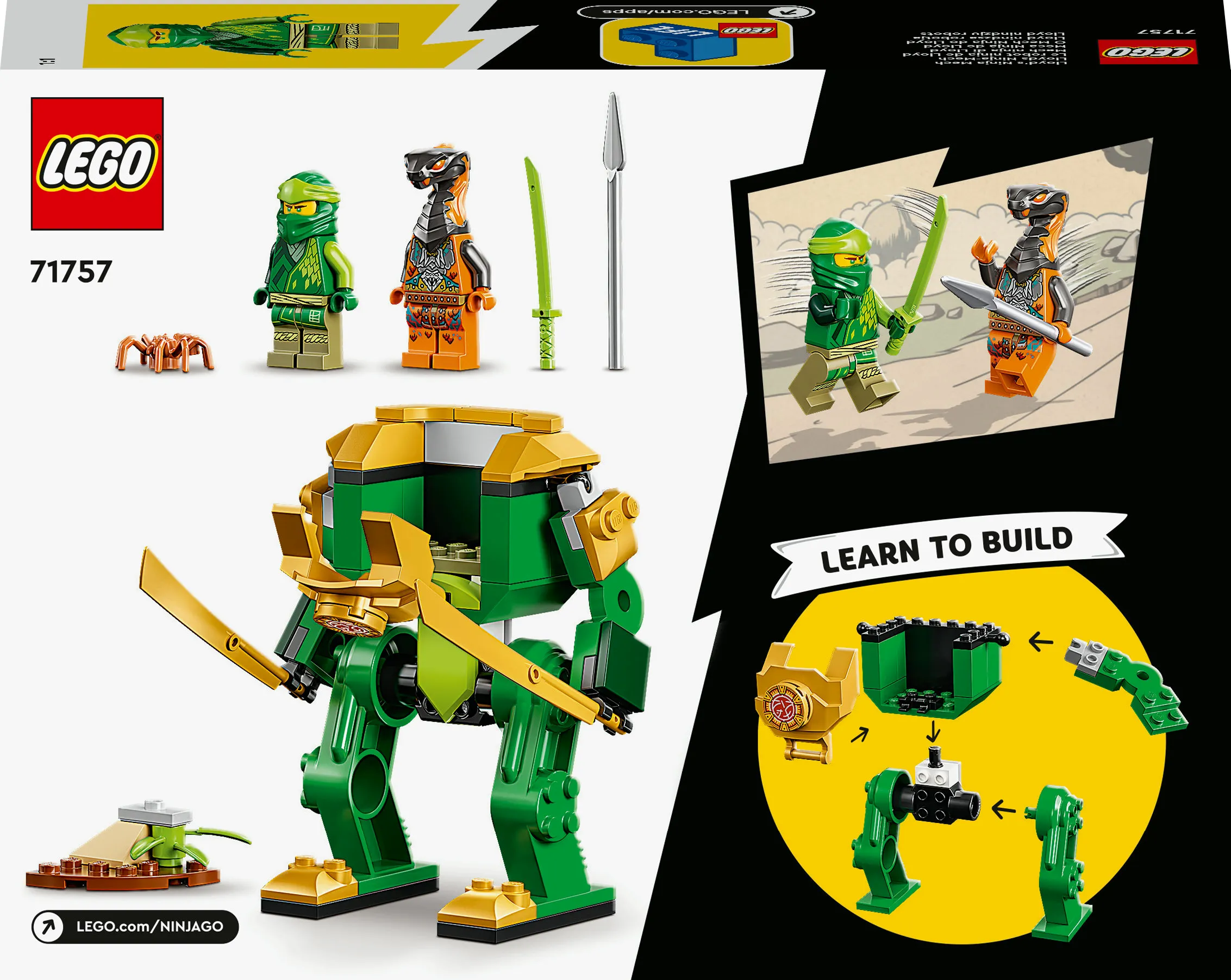 Lego Ninjago Lloyd's Ninja Mech 71757