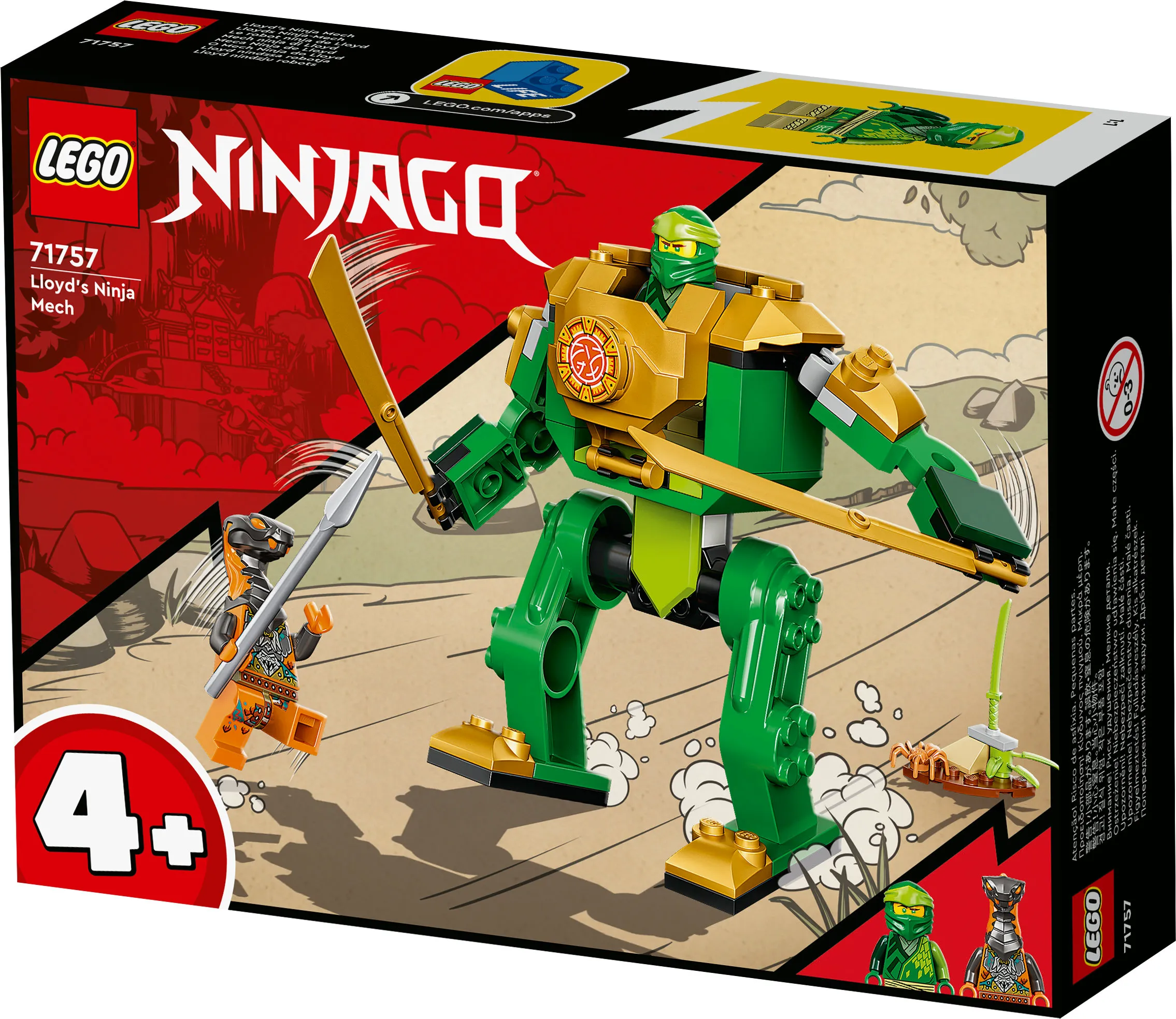 Lego Ninjago Lloyd's Ninja Mech 71757