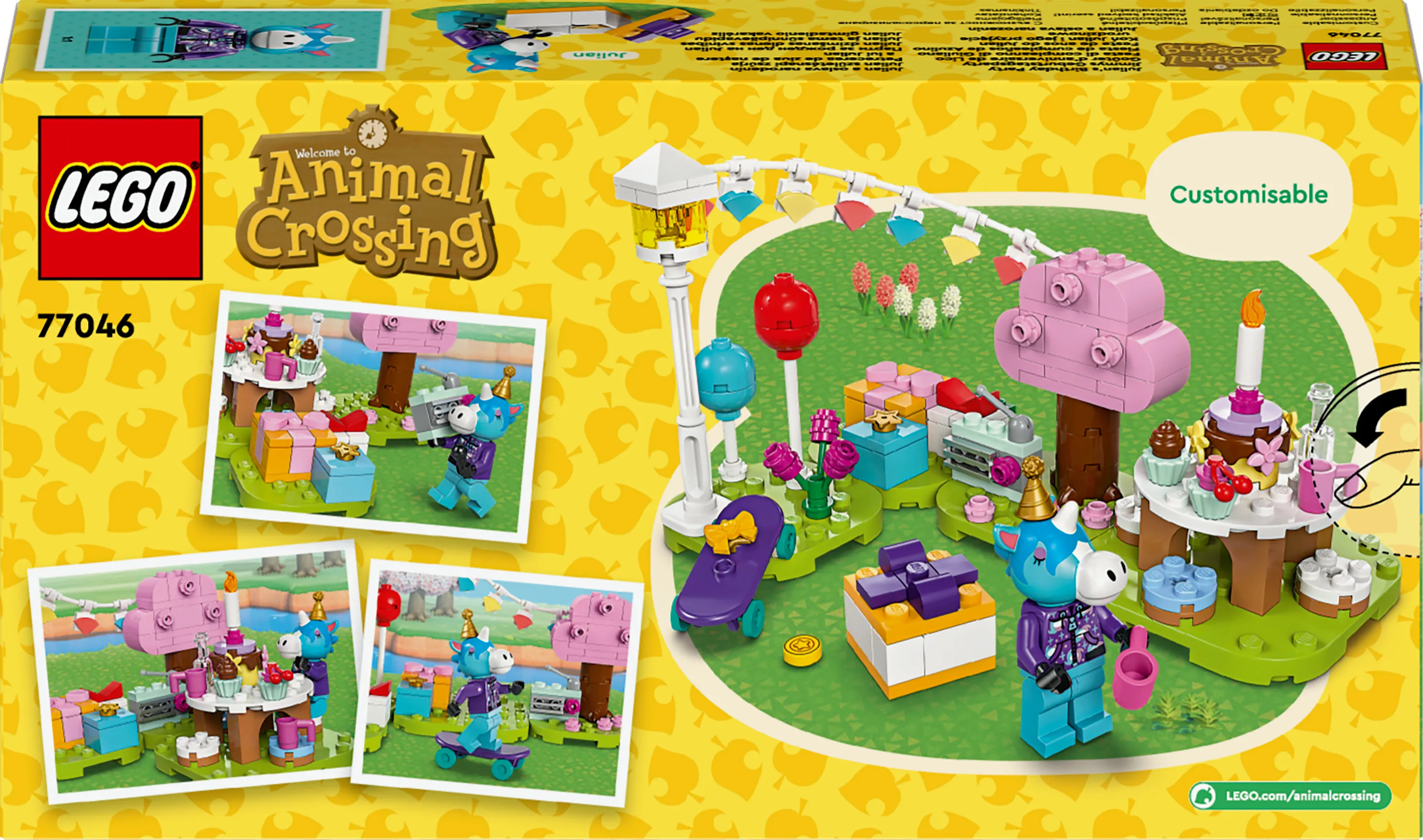 LEGO Animal Crossing Julian's Birthday Party 77046