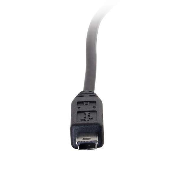 Cables To Go USB-C &ndash; Mini-USB B 2.0 -kaapeli, 3 m, Musta