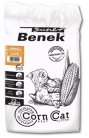 Super Benek Corn Classic Clumping Cat Litter, Unscented, Flushable, 35L