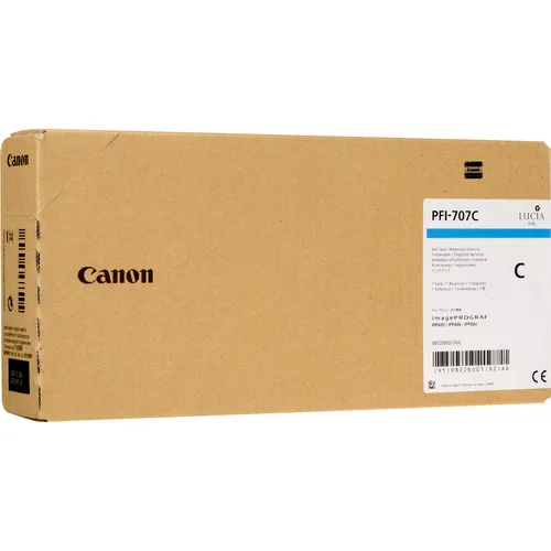 Canon PFI-707C Ink cartridge, 700 ml, Cyan