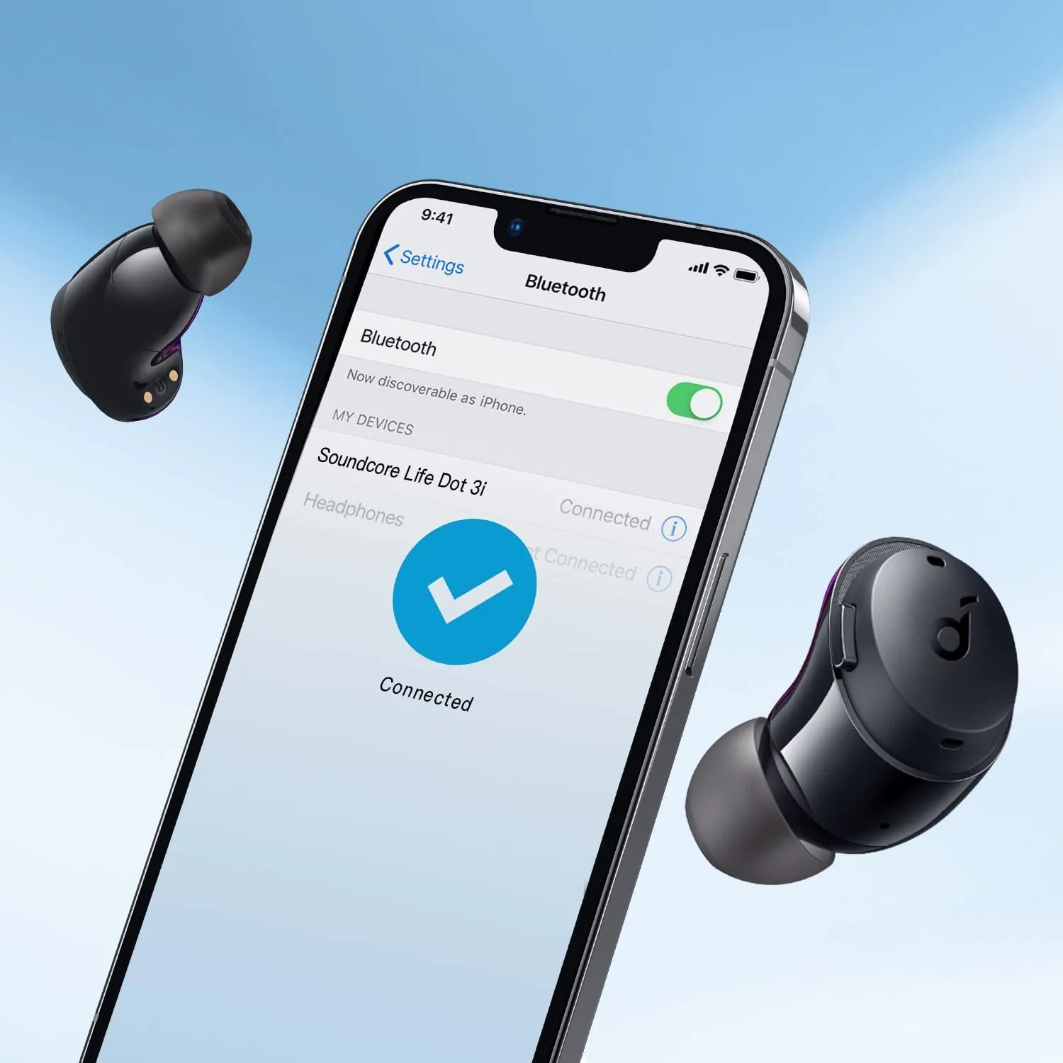 Anker Soundcore Dot 3i NC - wireless earbuds, black