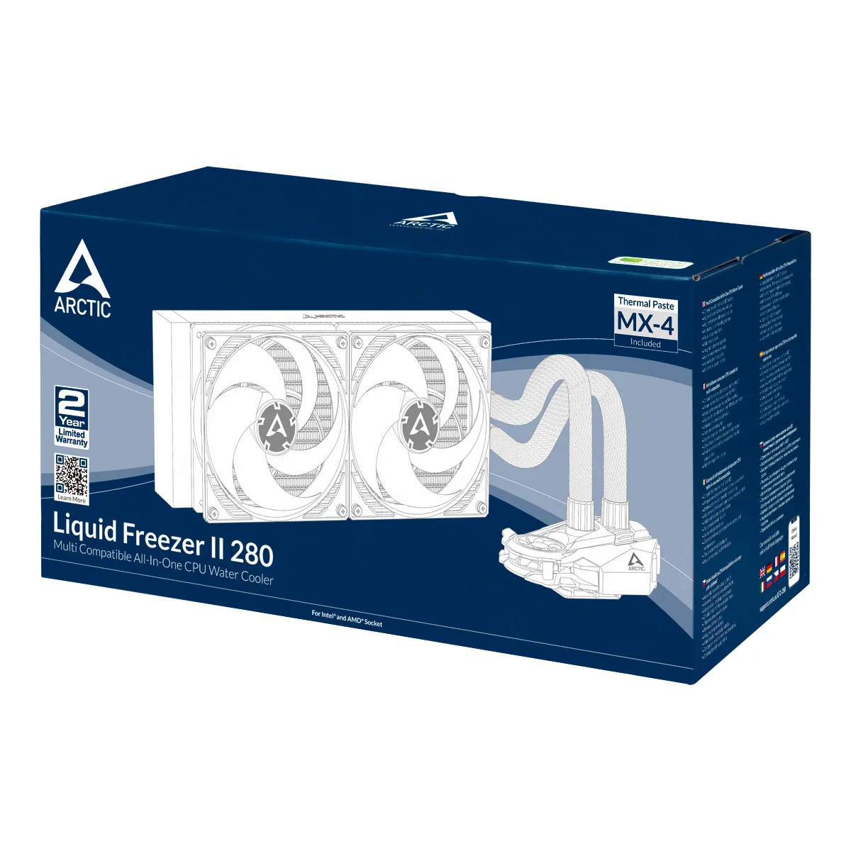 Arctic Liquid Freezer II 280 AIO-nestej&auml;&auml;hdytysratkaisu prosessorille