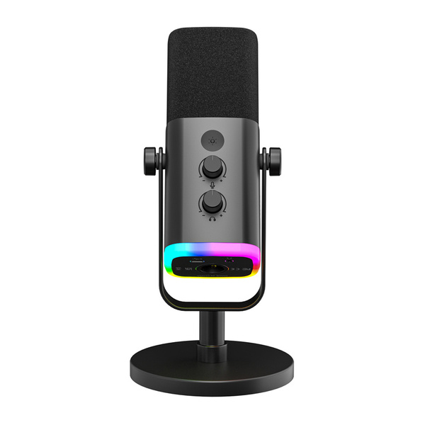 FIFINE AmpliGame AM8, USB-C ja XLR, dynaaminen -mikrofoni, musta