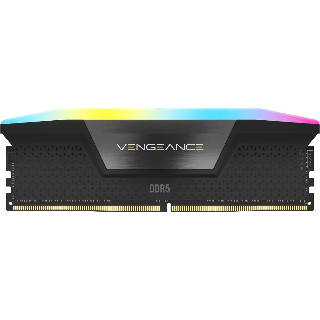 Corsair DDR5 - 96GB - 6800 - CL - 40 (2x 48 GB) dual kit, memory (black, CMH96GX5M2B6800C40, Vengeance RGB, INTEL XMP)