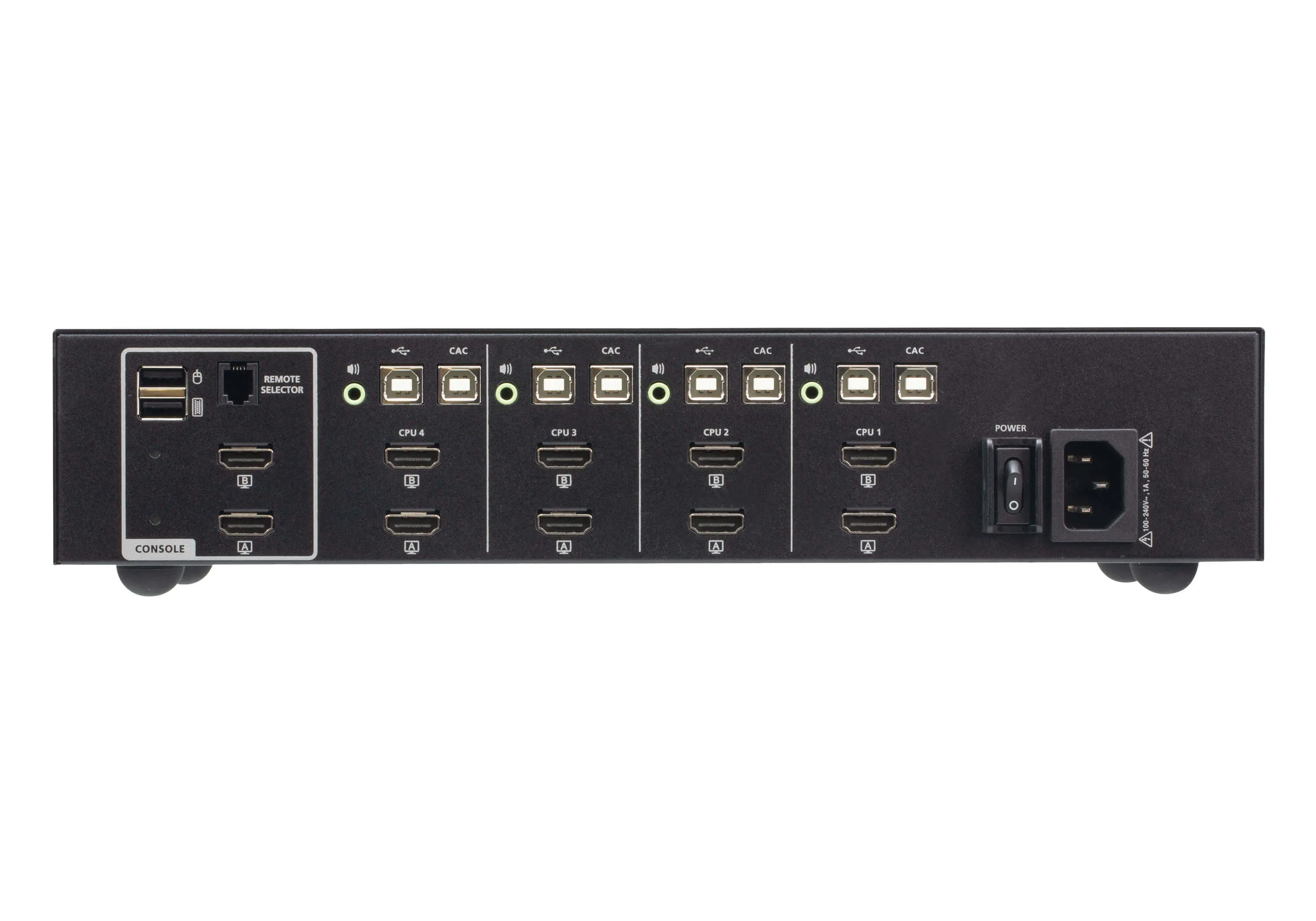ATEN 4-Port USB - 4K HDMI Secure KVM Switch
