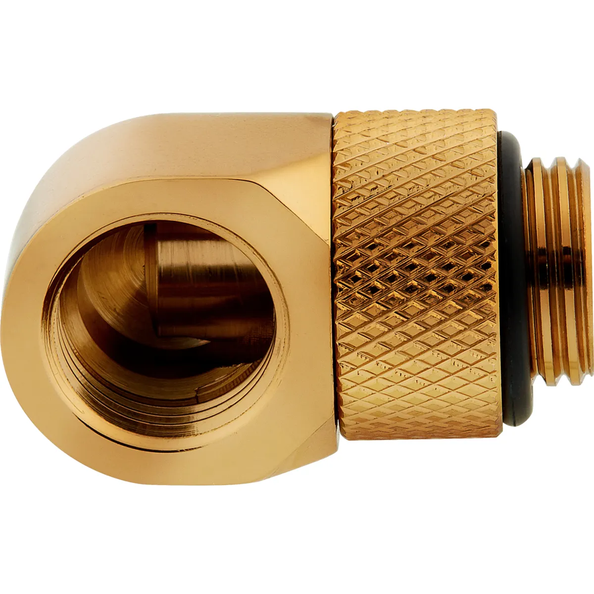 Corsair Fitting (adapter),XF Adapter 2-pack (90° Angled rotary_ gold)