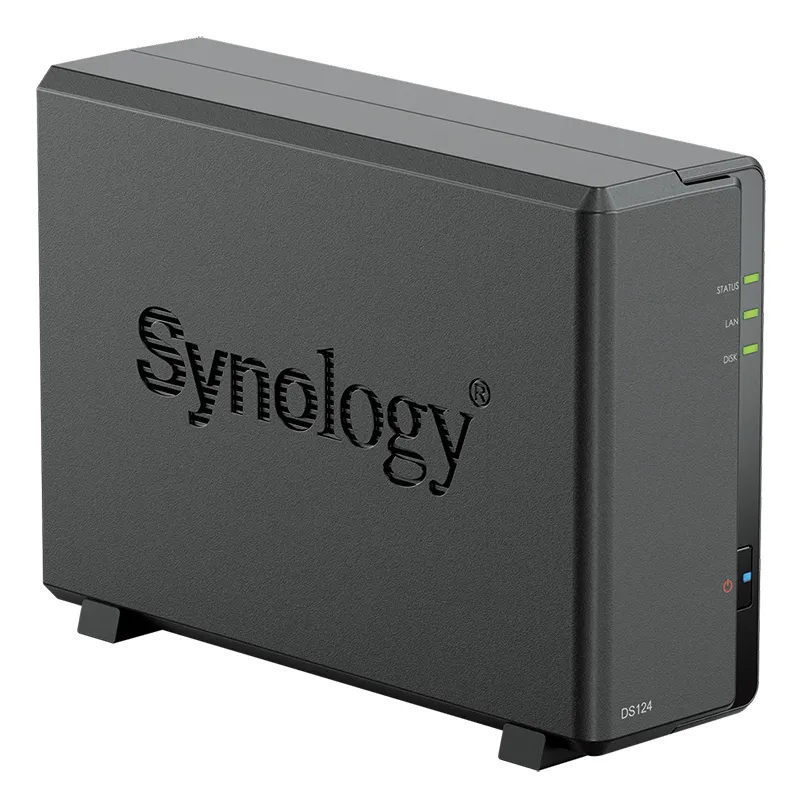 Synology DiskStation DS124 12 TB - N&auml;tverkslagring, svart