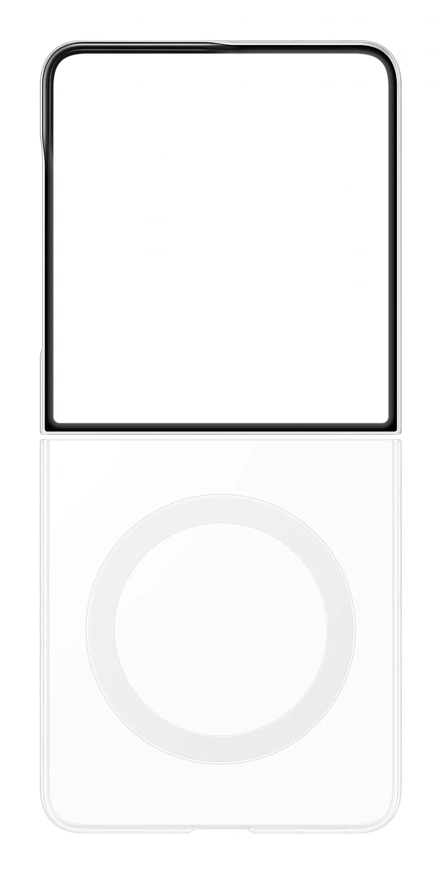 Samsung Galaxy Z Flip8 Clear Magnet Case, Transparent