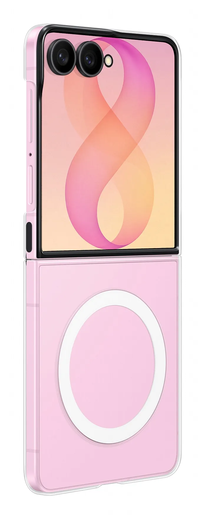 Samsung Galaxy Z Flip8 Clear Magnet Case, Transparent