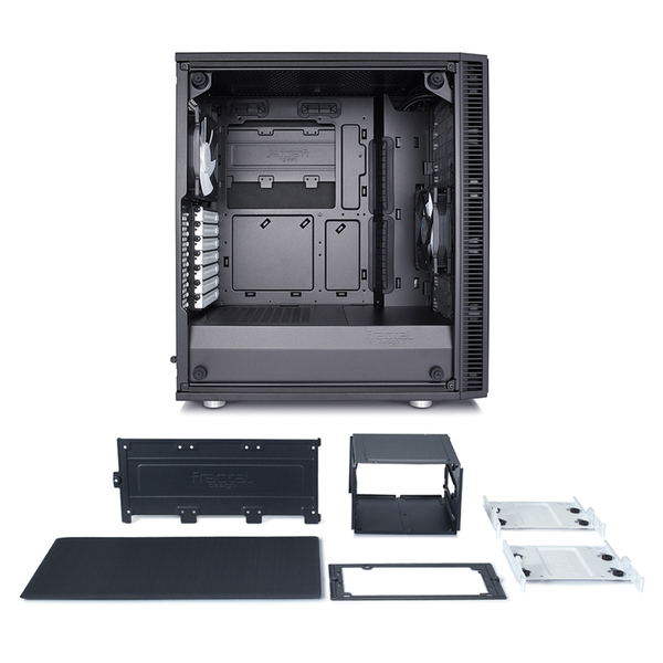 Fractal Design Define C TG - Mid Tower case, window, Black