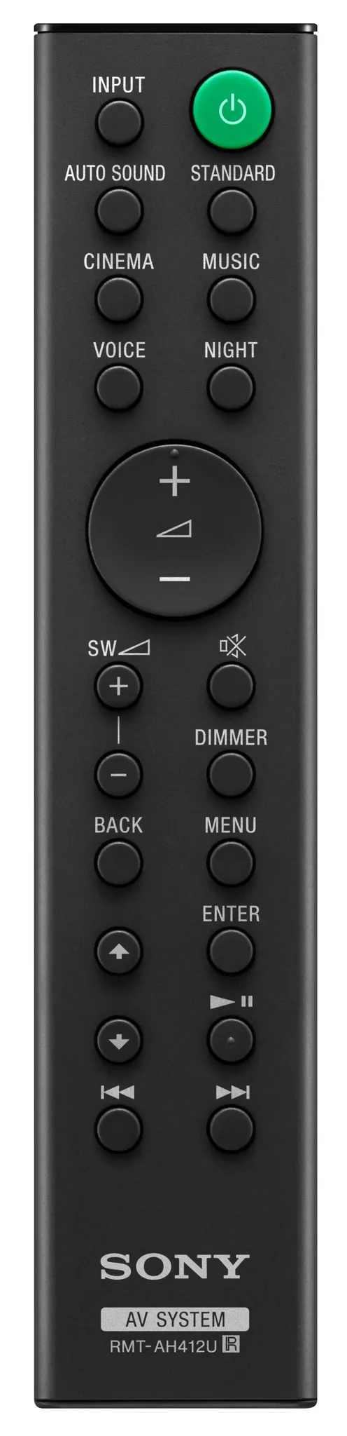 Namų kino sistema SONY HT-S20R Garso sistema