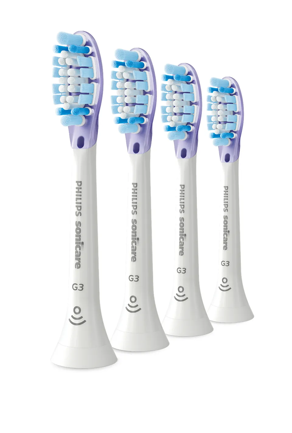 Philips Sonicare G3 Premium Gum Care Replacement Brush Heads, 4-pack, White
