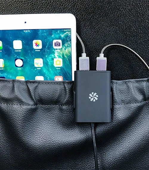 Kanex GoPower Shareable Car Charger - 4-Port USB Car Charger for Passengers