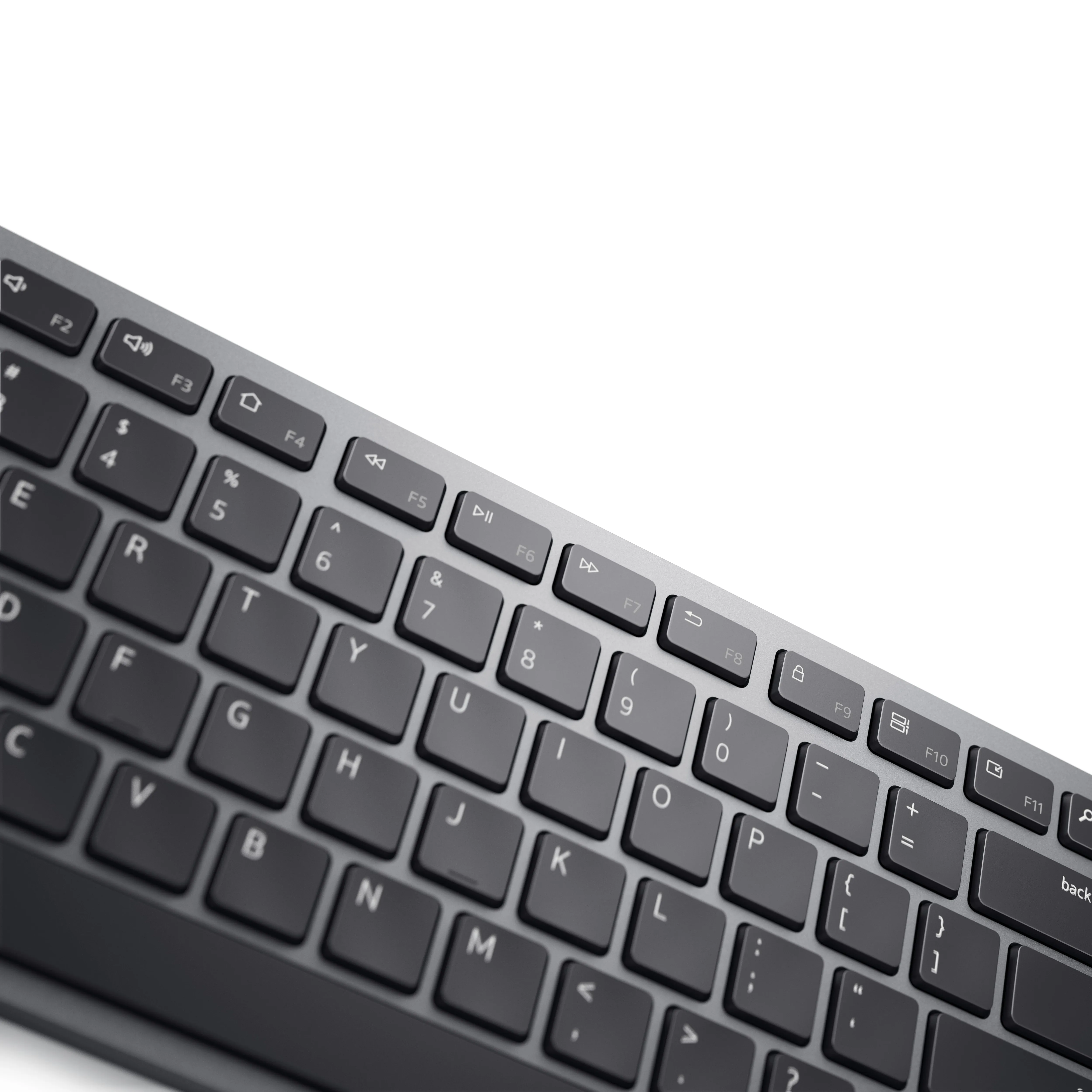 Dell Premier Multi-Device KM7321W Wireless Keyboard and Mouse, Grey, Titanium