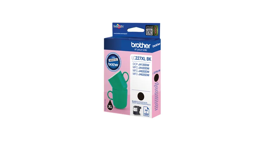 Brother LC227XLBK XL ink cartridge, Black