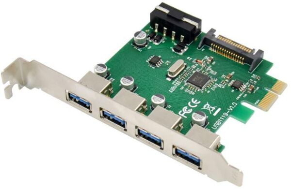 4 port USB 3.0 PCIe card