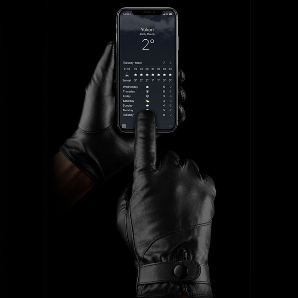 Mujjo Leather Touchscreen Gloves - peksk&auml;rmshandskar i l&auml;der