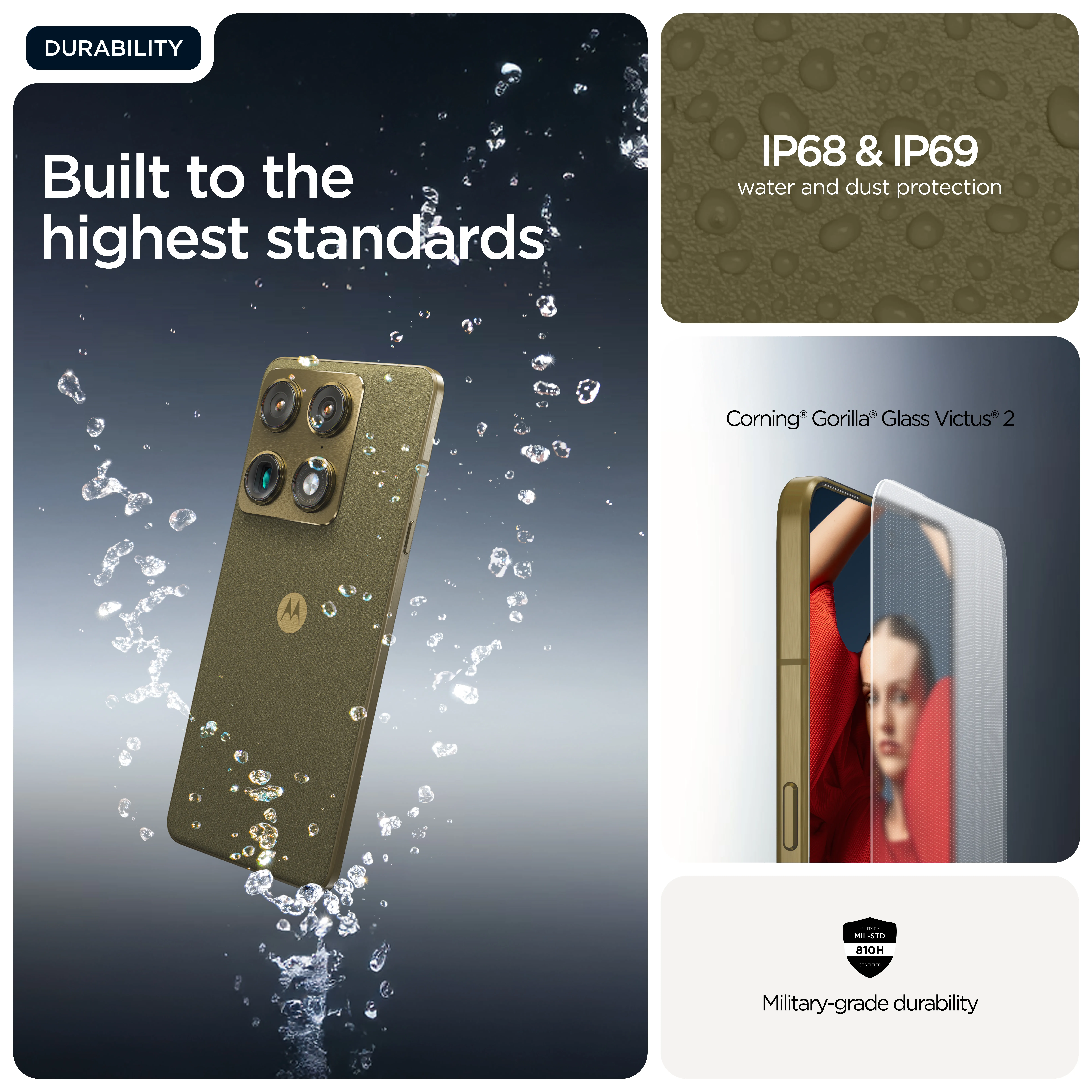 Motorola Signature 16/512 GB, PANTONE Martini Olive